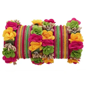 handcrafted-multicolor-flower-designer-silk-thread-bridal-chuda-wedding-bangles-for-women