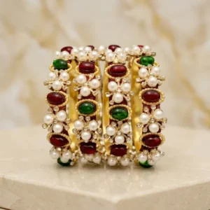 multicolor-brass-gold-plated-kundan-meenakari-jadau-bangles-for-women
